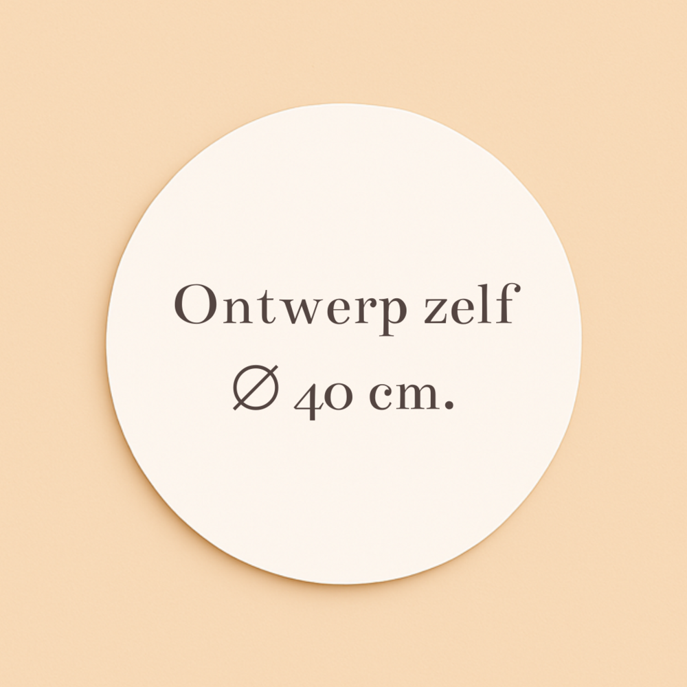 Raamsticker 40 cm. diameter