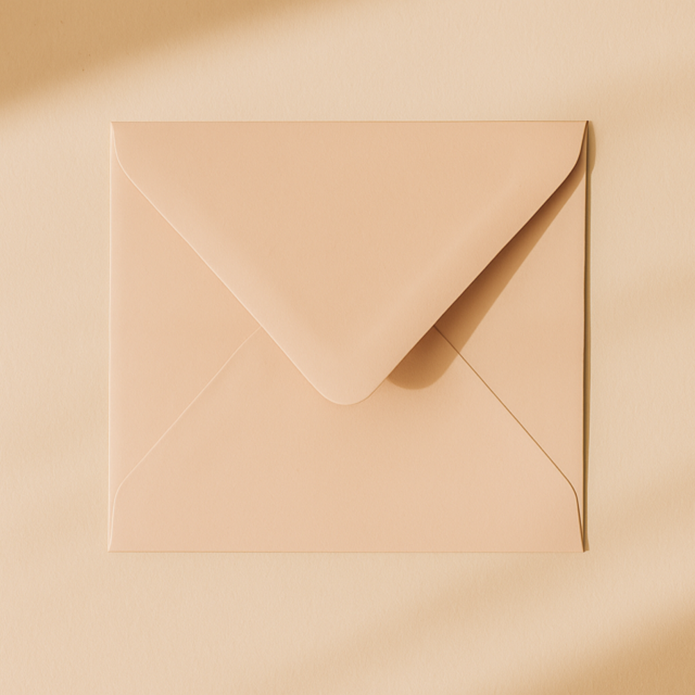 Envelop 14x14 abrikoos