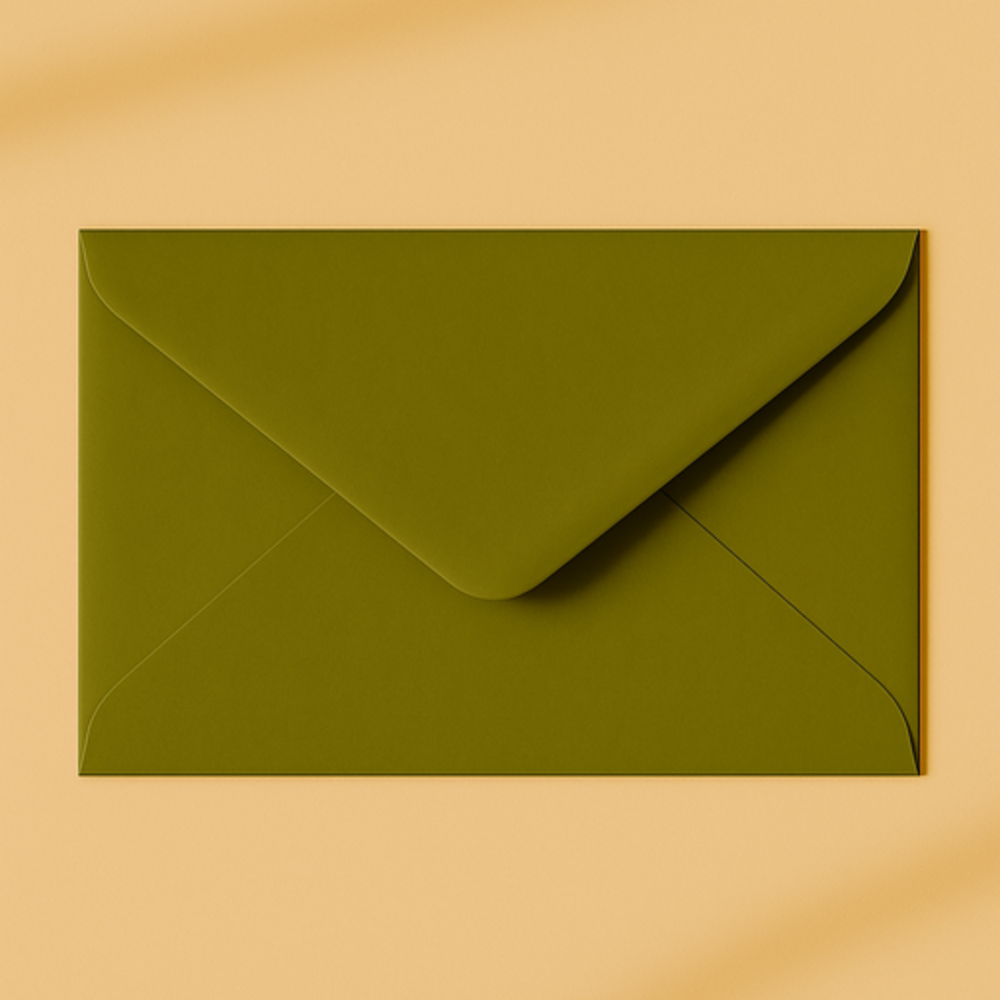 Envelop 12x18 bladgroen
