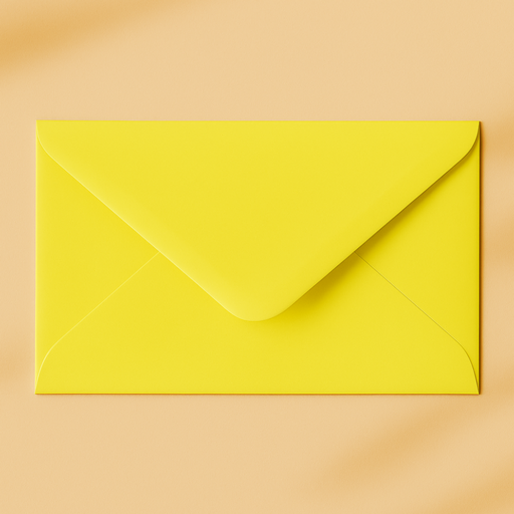 Envelop 12x18 boterbloemgeel