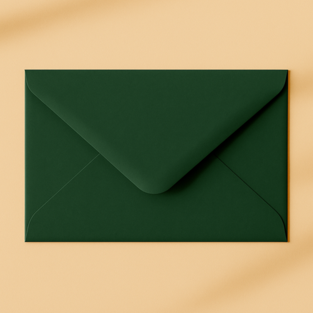 Envelop 12x18 donkergroen