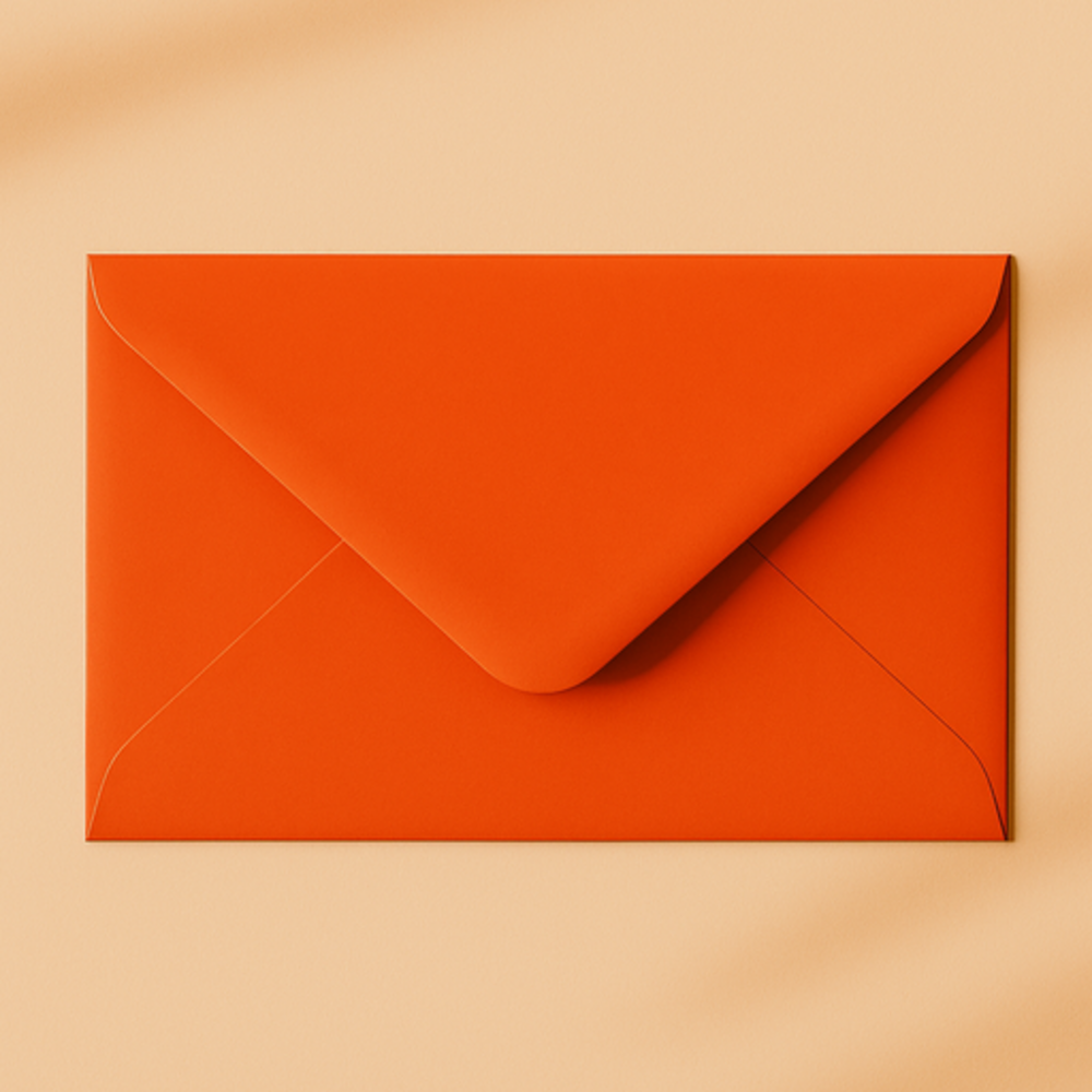 Envelop 12x18 donkeroranje