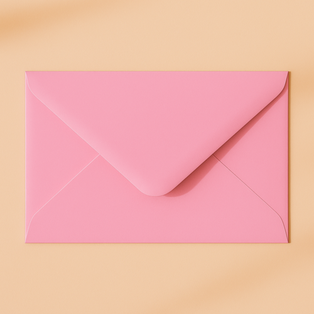 Envelop 12x18 donkerroze