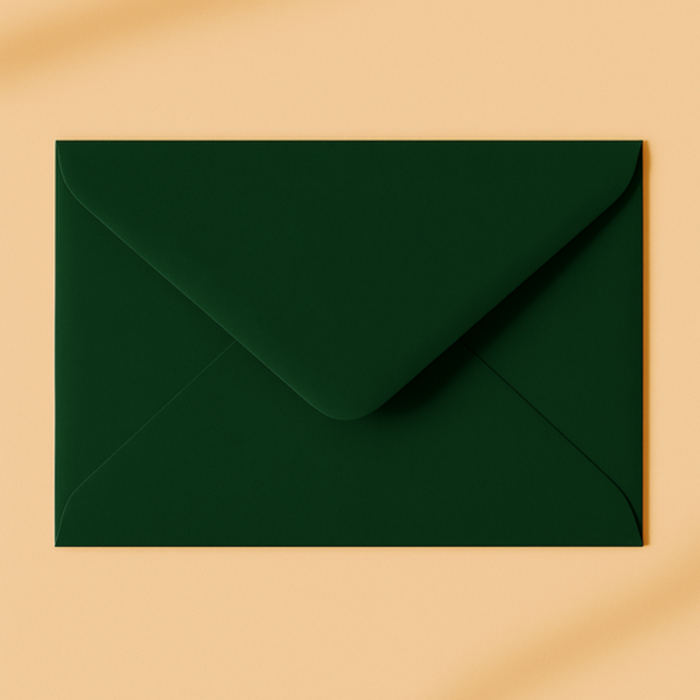 Envelop 12x18 kerstgroen