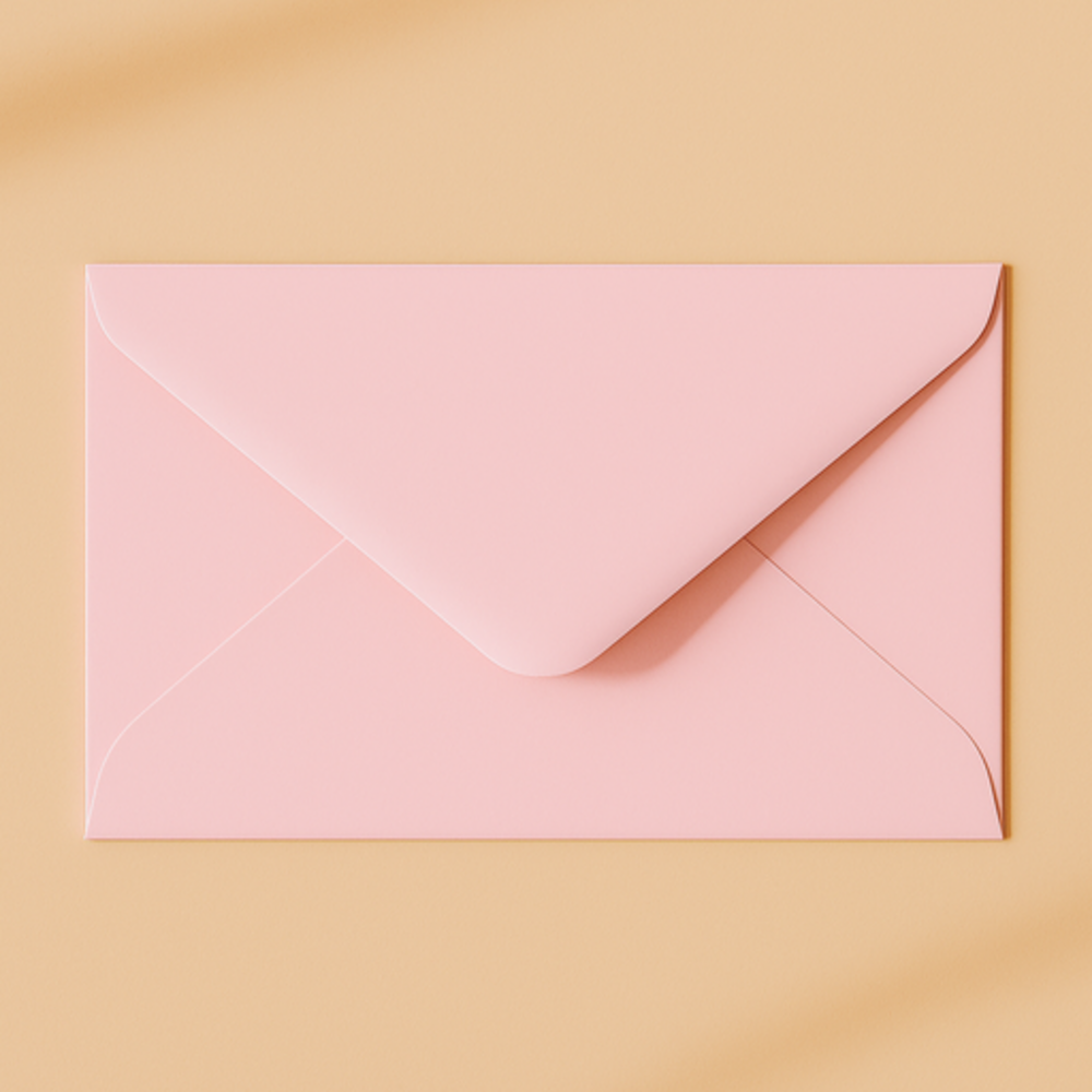 Envelop 12x18 lichtroze
