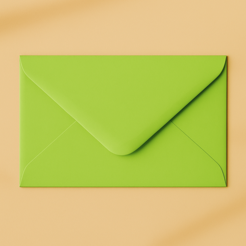 Envelop 12x18 lindegroen
