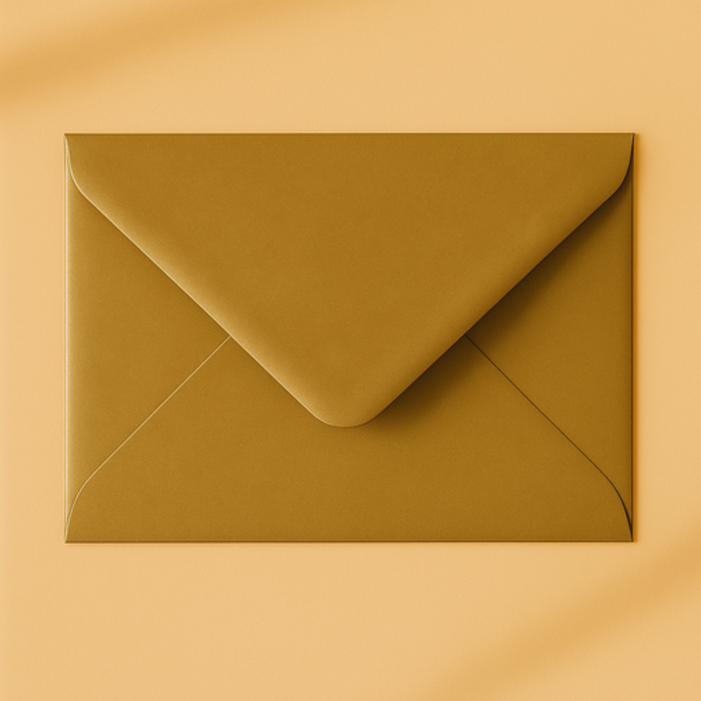 Envelop 12x18 metallic champagne