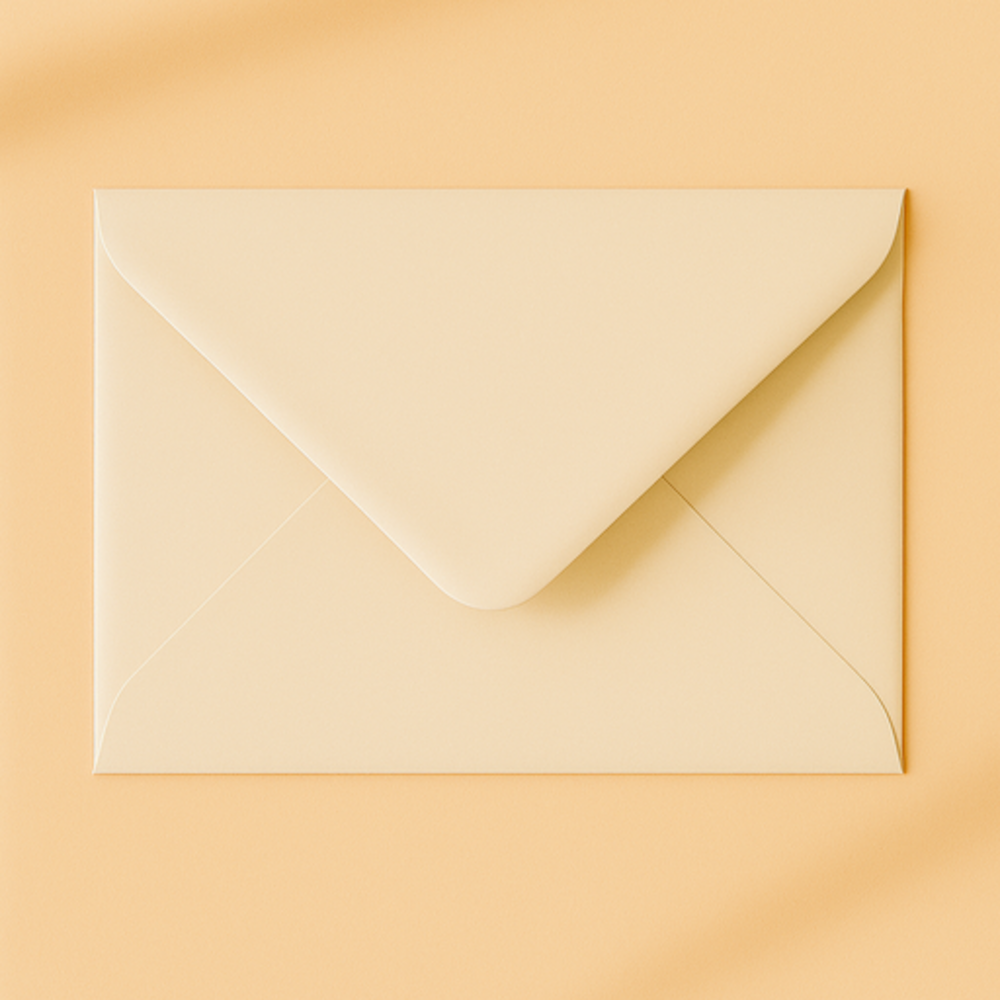 Envelop 12x18 metallic cream
