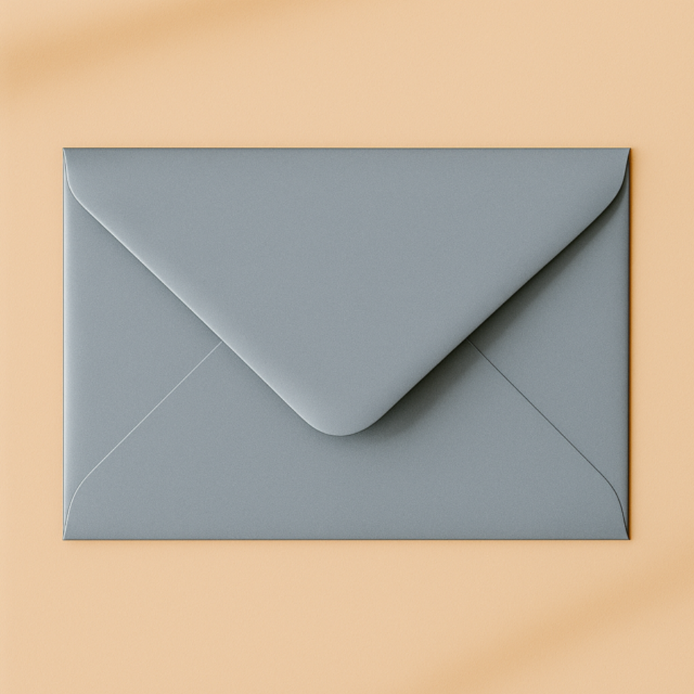 Envelop 12x18 metallic ice blue