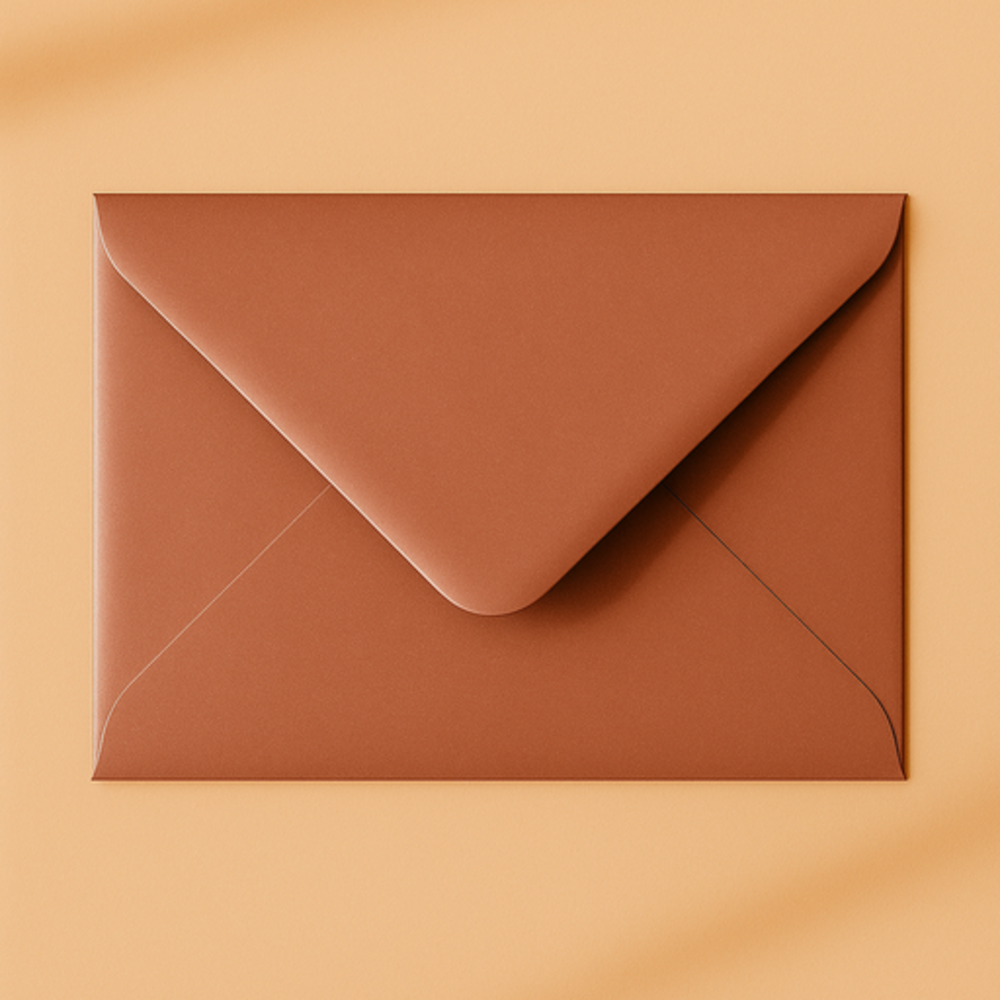 Envelop 12x18 metallic rose