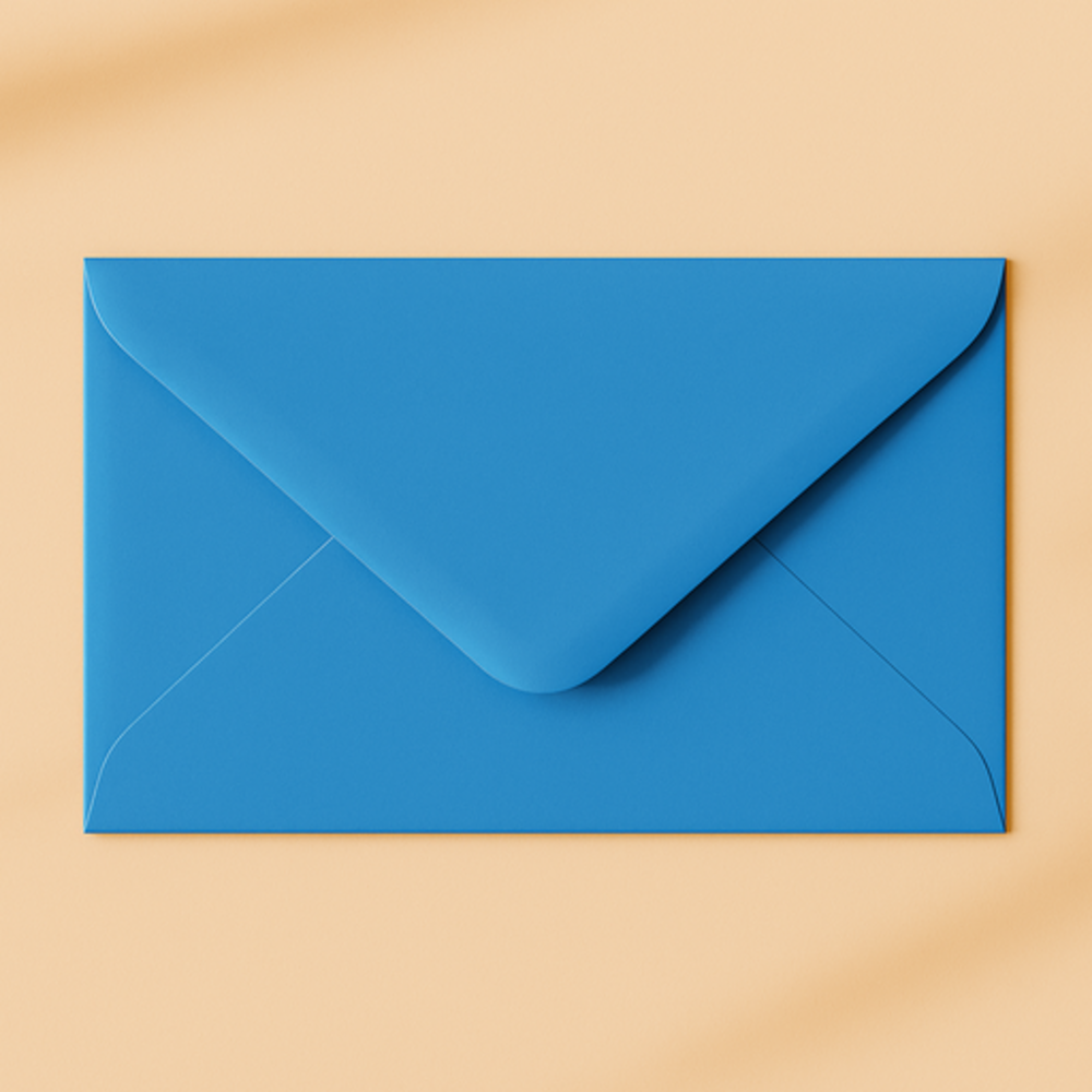 Envelop 12x18 oceaanblauw
