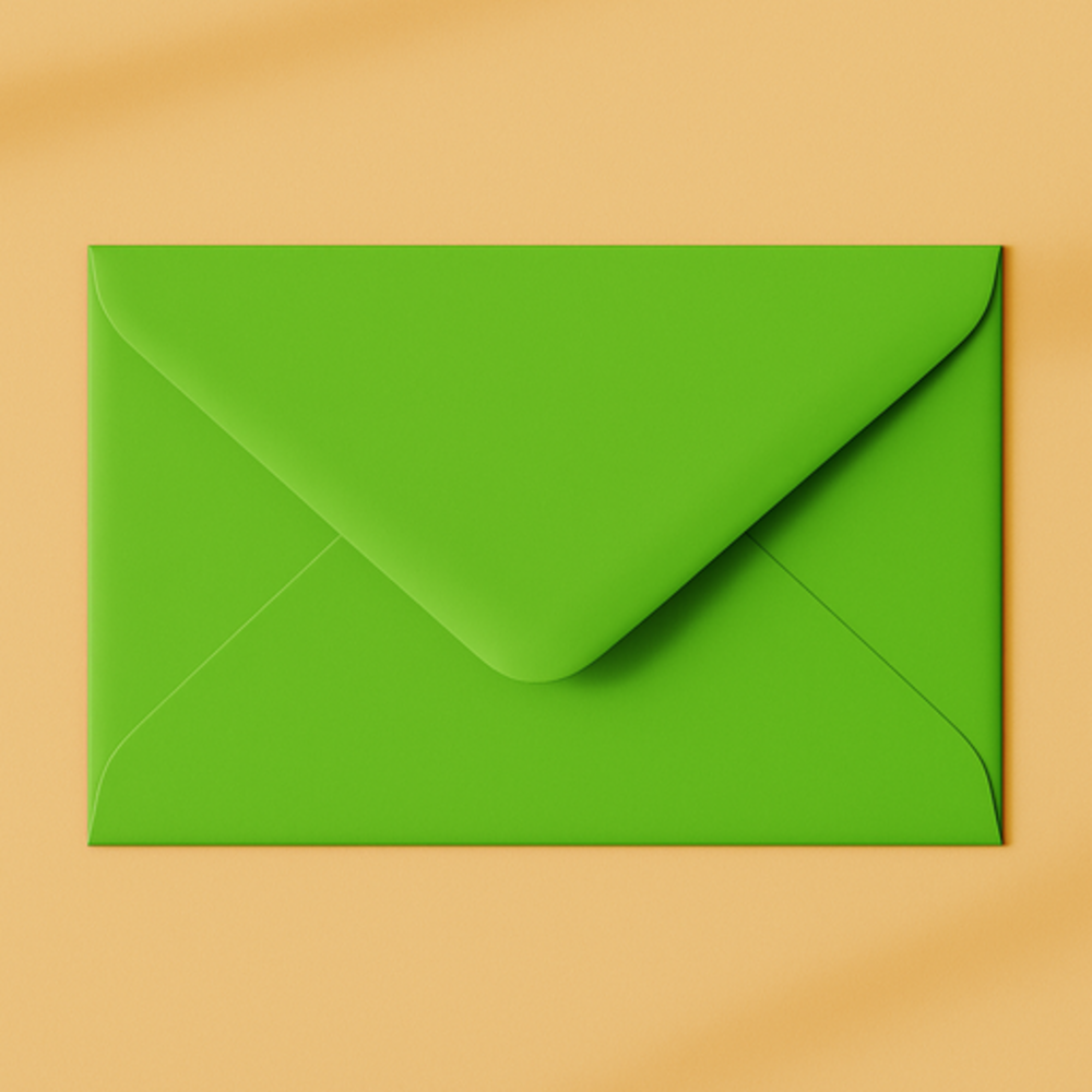 Envelop 12x18 weidegroen
