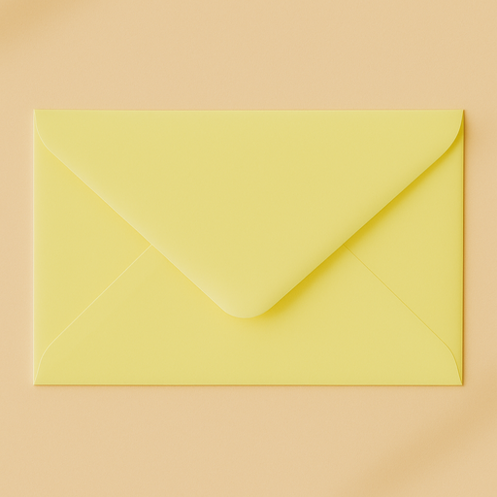 Envelop 12x18 zachtgeel