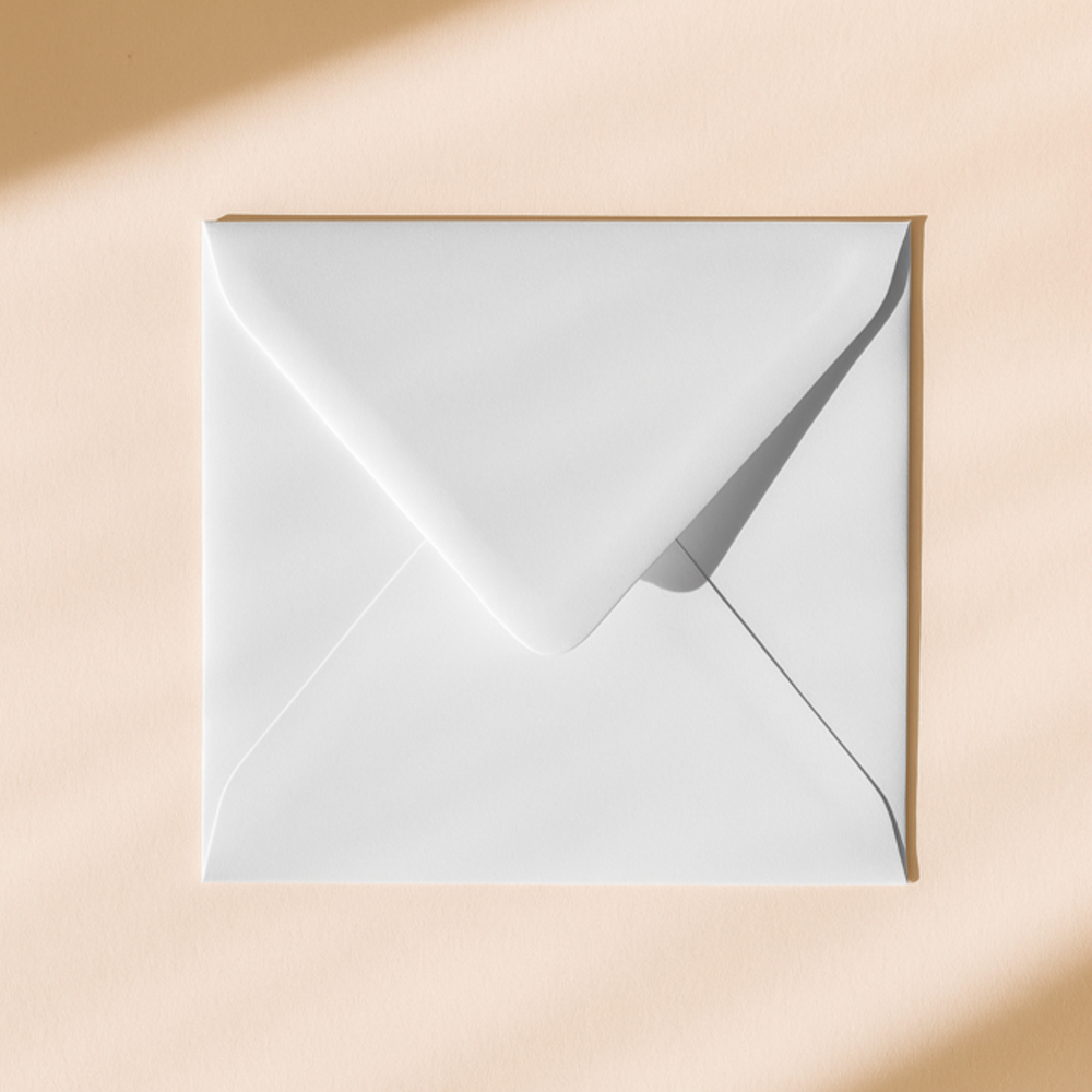 Envelop 14x14 wit