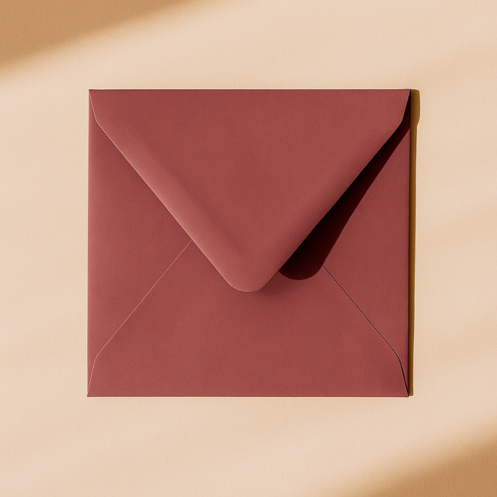 Envelop 14x14 framboos