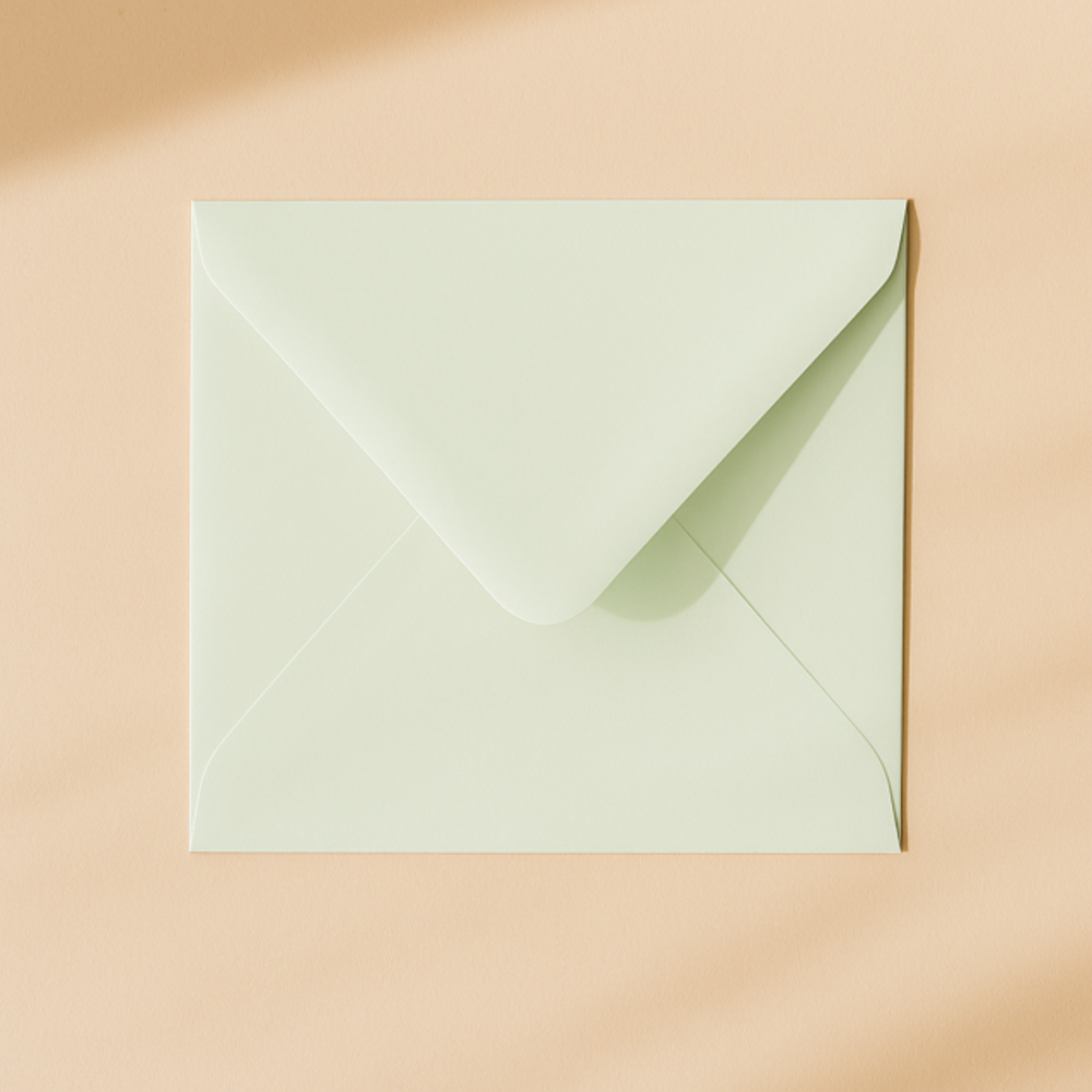 Envelop 14x14 lichtgroen