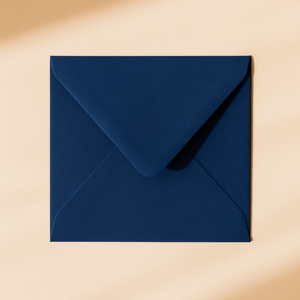 Envelop 14x14 nachtblauw