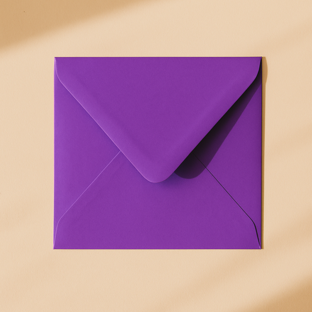 Envelop 14x14 paars