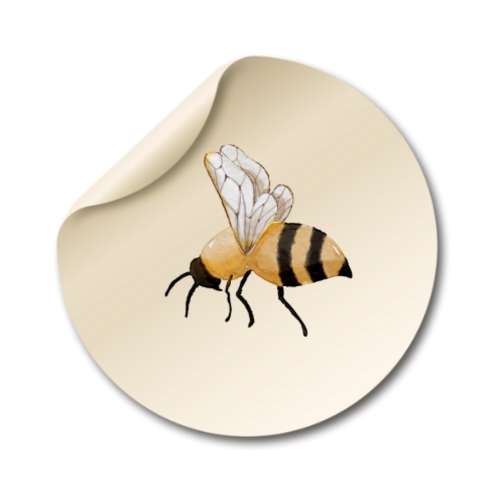 Sluitsticker bijtje