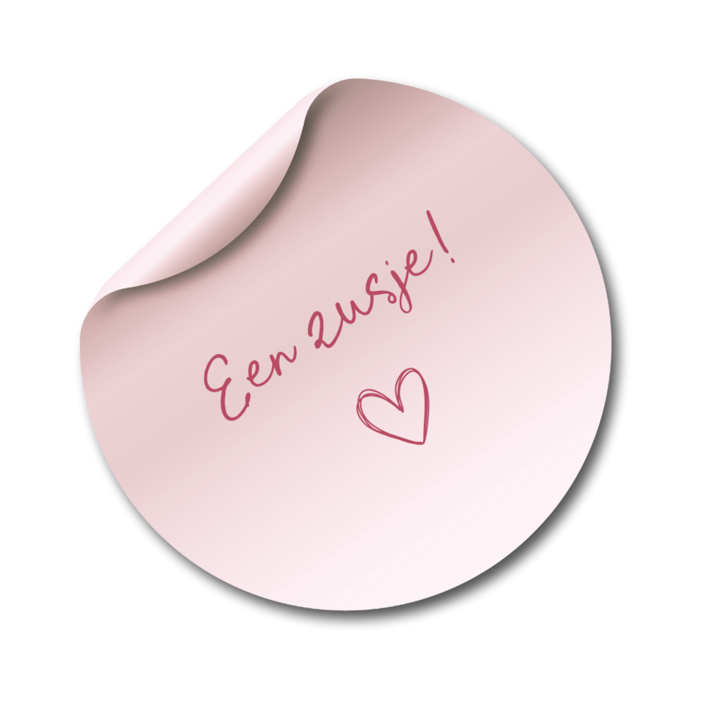 Sluitsticker een zusje