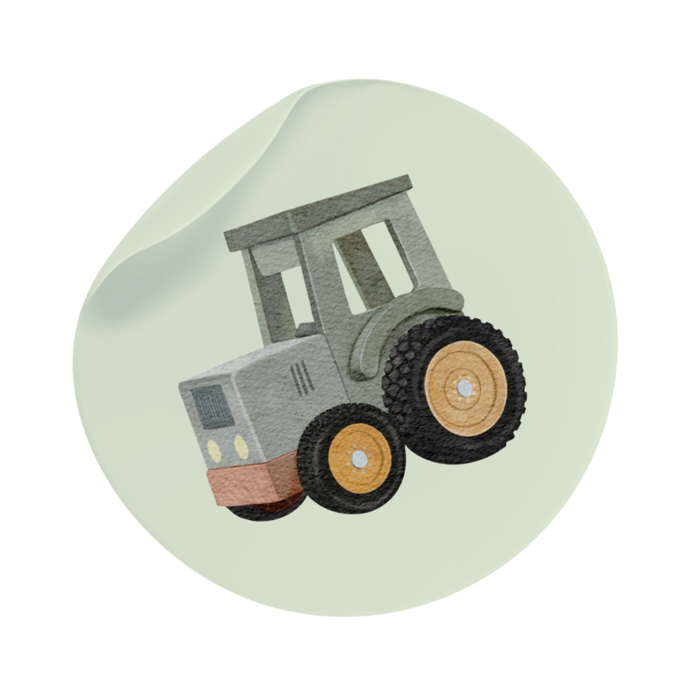 Sluitsticker tractor